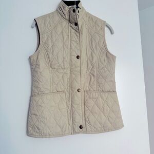 Barbour White/Tan Gilet - US Size 4 - Used